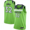 Men's Minnesota Terrific Timberwolves Karl Anthony Towns #32 Jordan Green 20/21 Swingman Jersey