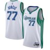 Men's Notable Dallas Mavericks Luka Doncic #77 White 2021/22 Swingman Jersey City Edition