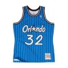 Men's Orlando Magic Shaquille O'Neal #32 Throwback Blue 94 95 Hardwood Classics Striking Jersey