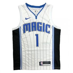 Men's Orlando Magic Tracy McGrady #1 Nike White 2020/21 Swingman Splendid NBA Jersey Association Edition