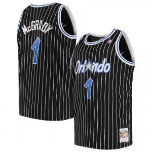 Men's Orlando Magic Tracy McGrady #1 Throwback Black 03 04 Hardwood Classics Jersey Fabulous