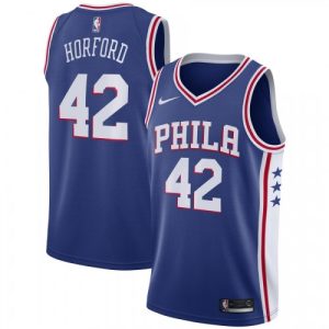 Men's Philadelphia 76ers Al Horford #42 Nike Royal 2019/20 Swingman Distinguished Jersey Icon Edition