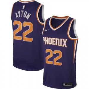 Men's Phoenix Suns DeAndre Ayton #22 Premium Nike Purple 2020/21 Swingman Jersey Icon Edition