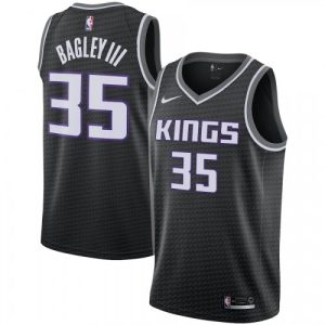 Men's Sacramento Kings Marvin Bagley III #35 Nike Black 2019/20 Swingman Jersey Statement Exquisite Edition