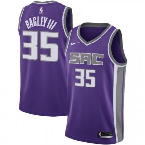 Men's Sacramento Kings Marvin Bagley III #35 Striking Nike Purple Swingman Jersey Icon Edition