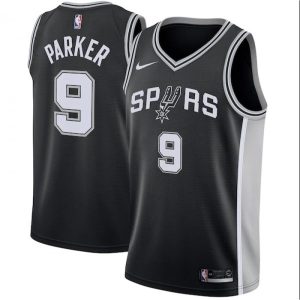Men's San Antonio Spurs Tony Parker #9 Nike Black 2020/21 Swingman High - quality Jersey Icon Edition