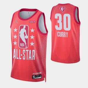 Men's Stephen Curry Captivating #30 Jordan Brand Maroon 2022 NBA All Star Game Swingman Jersey