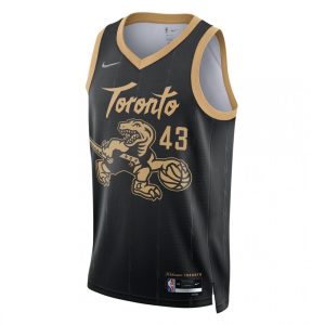 Men's Toronto Captivating Raptors Pascal Siakam #43 Nike Black 2021 Swingman NBA Jersey City Edition