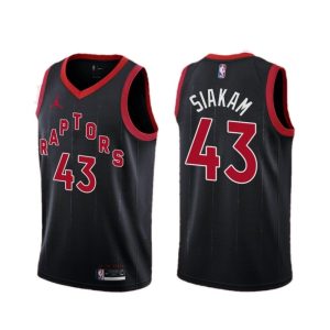 Men's Toronto Raptors Pascal Delightful Siakam #43 Jordan Blue 2021 Swingman NBA Jersey Statement Edition