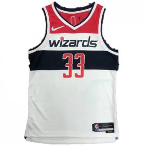 Men's Washington Impressive Wizards Kyle Kuzma #33 Nike White 2021/22 Swingman NBA Jersey Association Edition