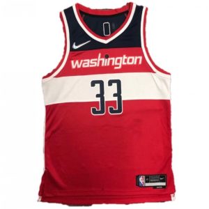 Men's Washington Wizards Kyle Kuzma #33 Nike Red 2021/22 Swingman NBA Jersey Icon Terrific Edition