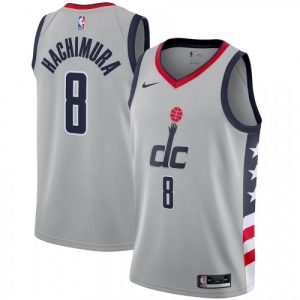 Men's Washington Wizards Rui Hachimura #8 Nike Fabulous Gray 2020/21 Swingman Player Jersey – City Edition