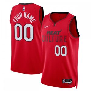 Miami Heat Nike Splendid Unisex 2024/25 Custom Swingman Jersey City Edition Red