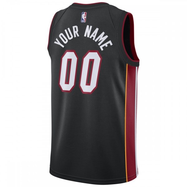 Miami Heat Nike Swingman Custom Jersey Black Icon Superior Edition - Image 3