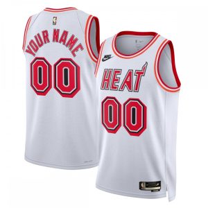 Miami Heat Nike Unisex 2022/23 Custom Swingman Jersey Stylish Classic Edition White