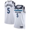 Minnesota Timberwolves Nike Association Edition Swingman Jersey White Refined Anthony Edwards Unisex