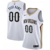 New Orleans Pelicans Nike 2020/21 Swingman Custom Jersey Association Fabulous Edition White