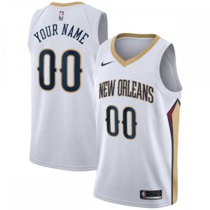 New Orleans Pelicans Nike 2020/21 Swingman Custom Jersey Association Fabulous Edition White