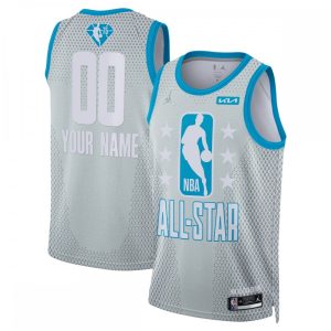 Nike 2022 NBA Stunning All Star Game Swingman Custom Jersey Gray