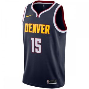 Nikola Jokic Gorgeous Denver Nuggets Nike Replica Swingman Jersey Icon Edition Navy