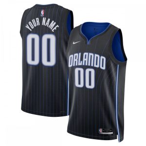 Orlando Magic Nike Unisex 2022/23 Swingman Custom Jersey Black Sophisticated Icon Edition