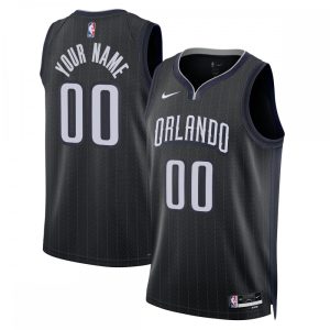 Orlando Magic Nike Unisex 2022/23 Swingman Custom Jersey City Edition Black Premium - grade