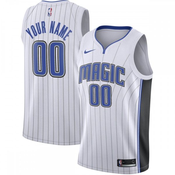 Orlando Stylish Magic Nike Custom Swingman Jersey White Association Edition