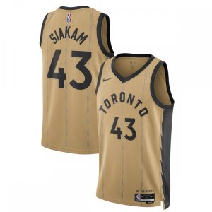 Pascal Premium - grade Siakam Toronto Raptors Nike Unisex 2023/24 Swingman Jersey Gold City Edition