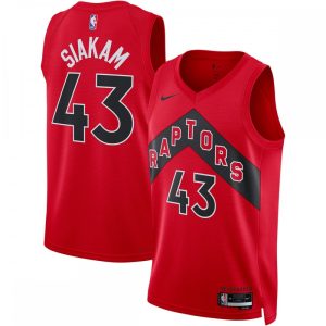 Pascal Siakam Striking Toronto Raptors Nike Unisex 2022/23 Swingman Jersey Icon Edition Red