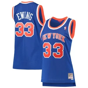 Patrick Ewing New York Knicks Notable Women's 1991/92 Hardwood Classics Swingman Jersey Blue