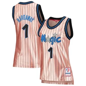 Penny Unique Hardaway Orlando Magic Women's 75th Anniversary Rose Gold 1993 Swingman Jersey Pink