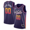 Phoenix Suns Marvelous Nike Unisex 2023/24 Custom Swingman Jersey Purple City Edition