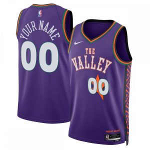 Phoenix Suns Nike Dashing Unisex 2024/25 Custom Swingman Jersey City Edition Purple