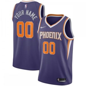 Phoenix Suns Nike Phenomenal 2020/21 Swingman Custom Jersey Icon Edition Purple