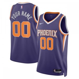 Phoenix Suns Nike Unisex 2022/23 Swingman Custom Jersey Purple Icon Edition Admirable