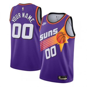 Phoenix Suns Nike Youth Custom Swingman Jersey Classic Edition Purple Glamorous