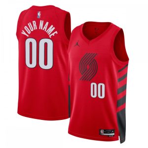 Portland Trail Blazers Jordan Brand Unisex 2022/23 Charming Swingman Custom Jersey Statement Edition Red