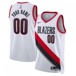 Portland Trail Premium Blazers Nike Unisex 2022/23 Swingman Custom Jersey White Association Edition