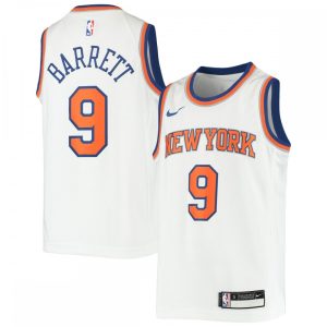RJ Barrett Splendid New York Knicks Nike Youth 2019/20 Swingman Jersey Association Edition White