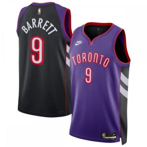 RJ Barrett Toronto Raptors Nike Unisex Superb 2024/25 Swingman Jersey Purple Classic Edition