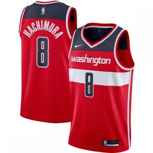 Rui Hachimura Washington Distinguished Wizards Nike 2020/21 Swingman Jersey Red Icon Edition