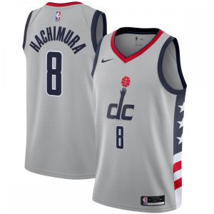 Rui Premium Hachimura Washington Wizards Nike 2020/21 Swingman Player Jersey Gray City Edition