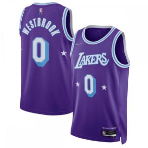 Russell Westbrook Los Angeles Lakers Nike 2021/22 Swingman Jersey City Edition Purple Amazing