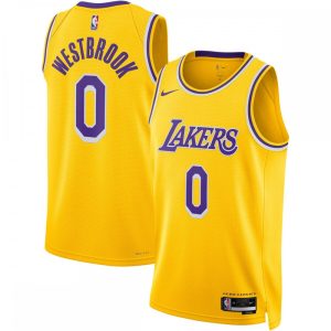 Russell Westbrook Los Angeles Lakers Nike Unisex 2022/23 Dashing Swingman Jersey Icon Edition Gold