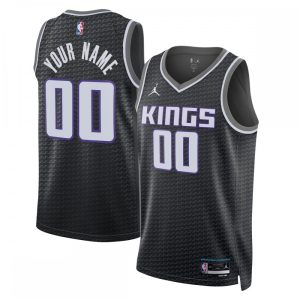 Sacramento Kings Jordan Brand Captivating Unisex 2022/23 Swingman Custom Jersey Statement Edition Black