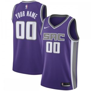 Sacramento Kings Nike 2020/21 Swingman Custom Jersey Icon Edition Classy Purple