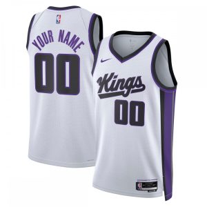 Sacramento Kings Nike Fantastic Unisex Swingman Custom Jersey Association Edition White