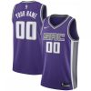 Sacramento Kings Nike Striking Swingman Custom Jersey Purple Icon Edition