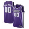 Sacramento Kings Nike Unisex 2022/23 Swingman Custom Charming Jersey Purple Icon Edition