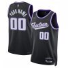 Sacramento Marvelous Kings Nike 2021/22 Swingman Custom Jersey City Edition Black